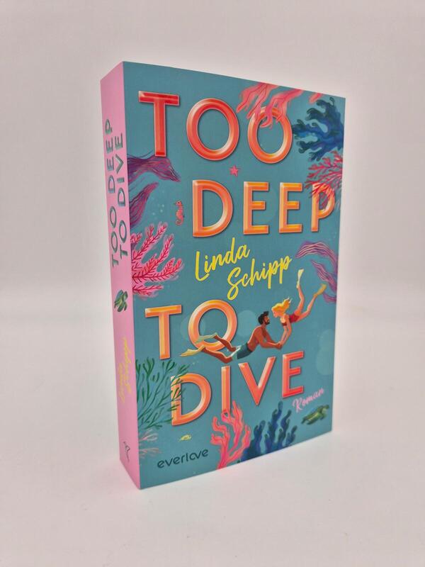Außenansicht des Buches „Too deep to dive“