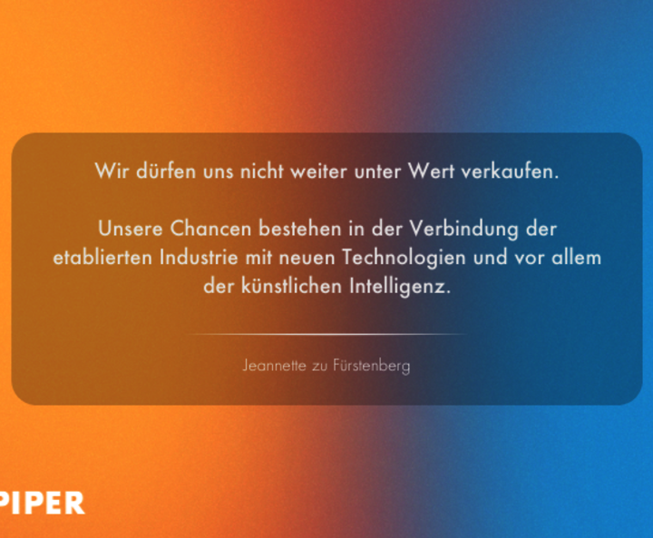 Zitat von Jeanette zu Fürstenberg über das Potenzial von Deutschland als Wirtschaftsstandort