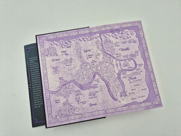 Außenansicht des Buches „The Jasad Crown“