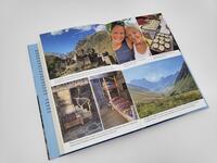 Innenansicht des Buches „Wilde Berge, weites Land“