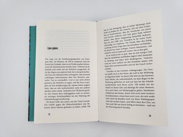 Innenansicht des Buches „Automaton“