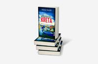 Bücherstapel des Buches „Mörderisches Kreta“