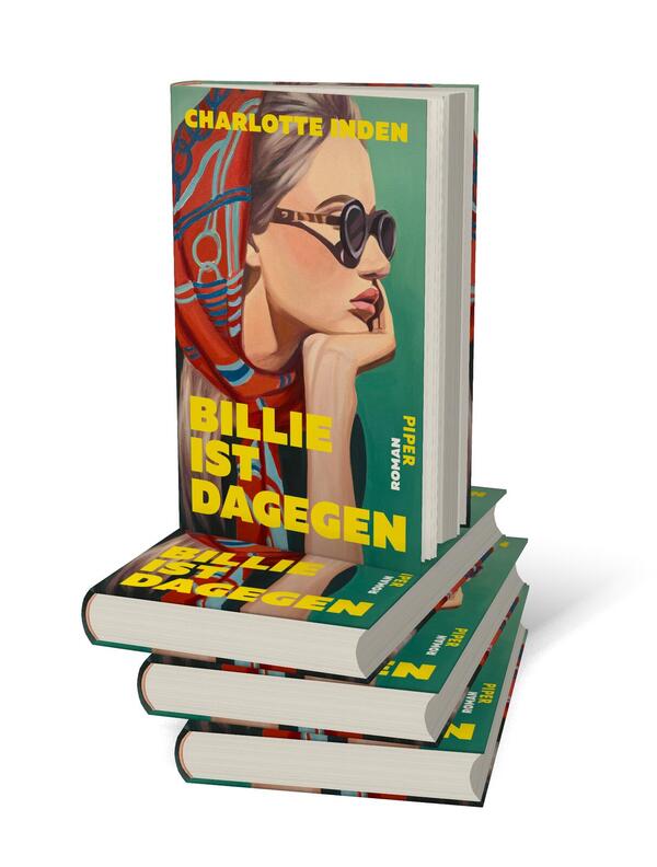 Bücherstapel des Buches „Billie ist dagegen“