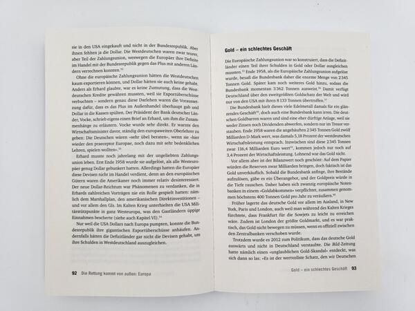 Innenansicht des Buches „Deutschland, ein Wirtschaftsmärchen“