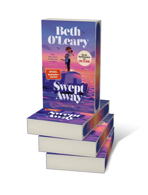 Außenansicht des Buches „Swept away – Nach dieser Nacht ist Abtauchen unmöglich“