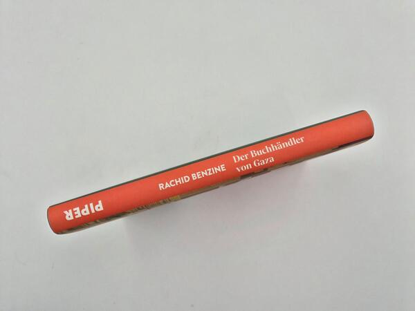 Außenansicht des Buches „Der Buchhändler von Gaza“