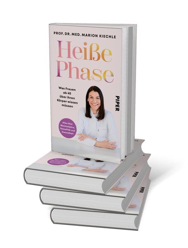 Bücherstapel des Buches „Heiße Phase“