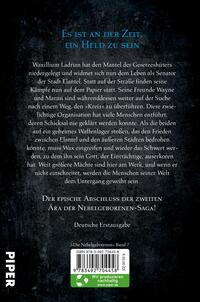 Rückansicht des Buches „Metall der Götter“