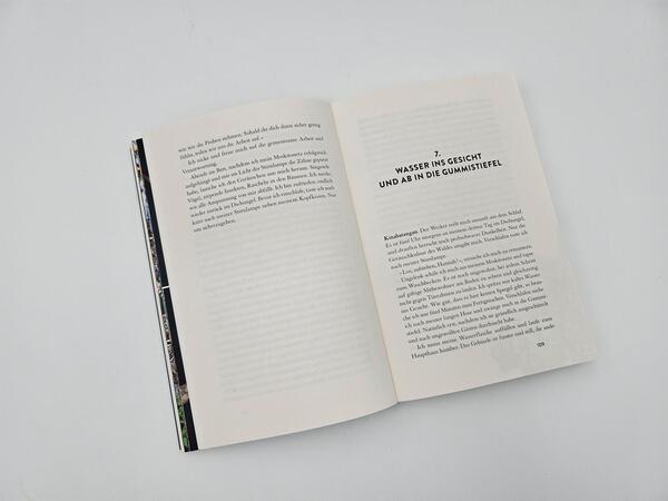 Innenansicht des Buches „Nachtschicht mit Aras“