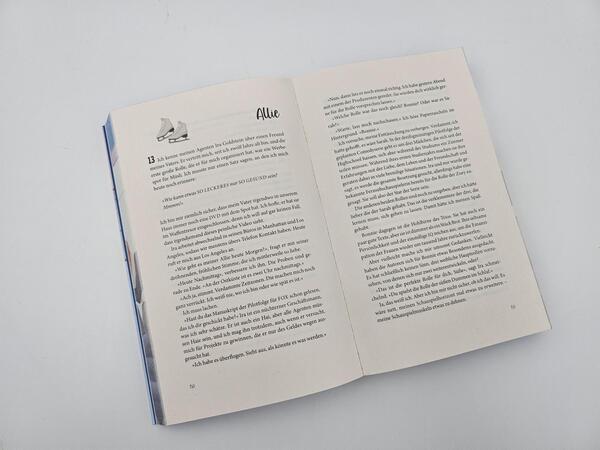 Innenansicht des Buches „The Score – Mitten ins Herz“
