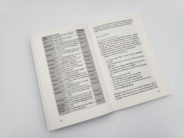 Innenansicht des Buches „Allgemeinwissen für immer merken“