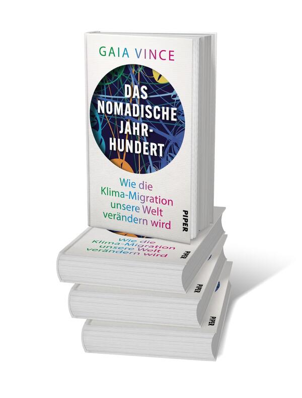Bücherstapel des Buches „Das nomadische Jahrhundert“
