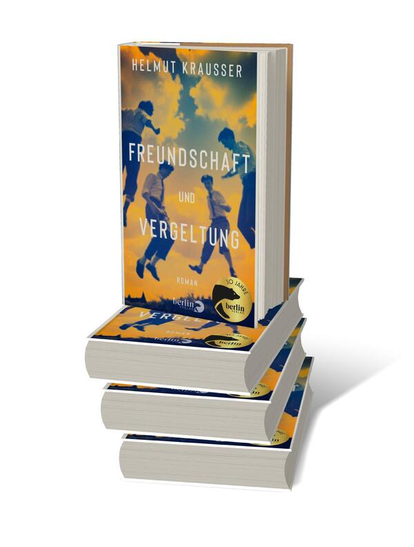 Bücherstapel des Buches „Freundschaft und Vergeltung“