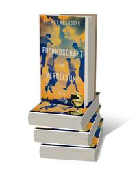 Bücherstapel des Buches „Freundschaft und Vergeltung“