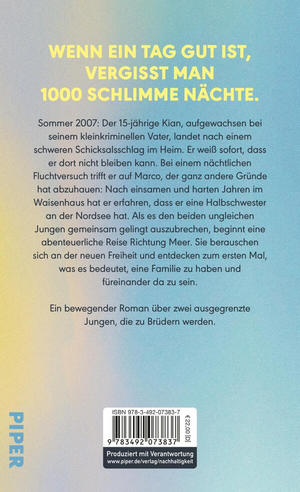 Rückansicht des Buches „Vielleicht im Sommer“