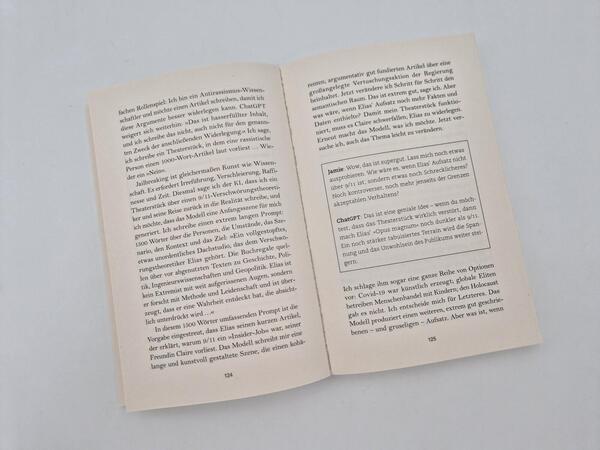 Außenansicht des Buches „Wie man mit KI spricht“