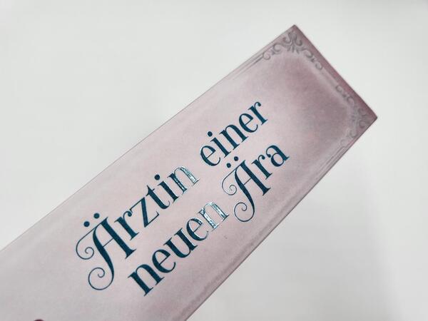 Innenansicht des Buches „Ärztin einer neuen Ära “