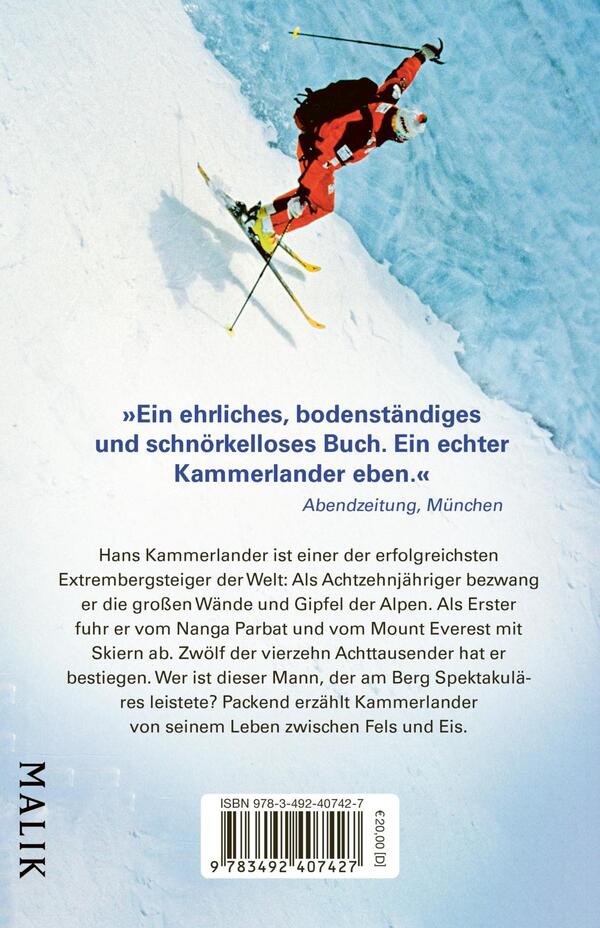 Rückansicht des Buches „Bergsüchtig“