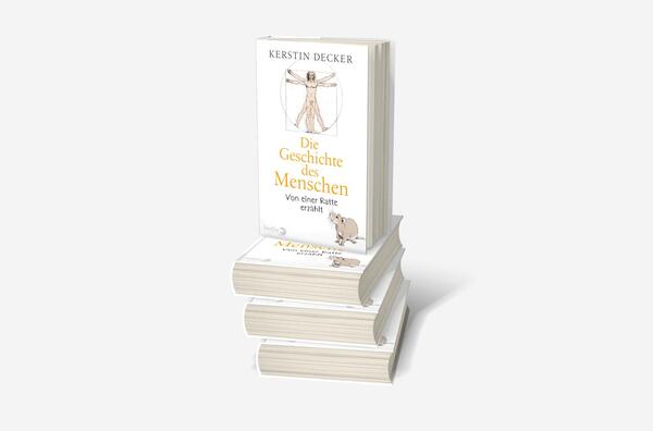 Bücherstapel des Buches „Die Geschichte des Menschen“
