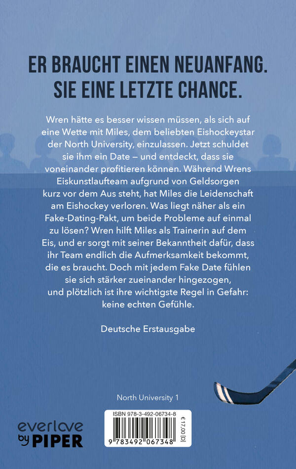 Rückansicht des Buches „Falling – Ihre Beziehung ist fake. Sind ihre Gefühle das auch?“