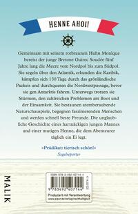 Rückansicht des Buches „Seefahrt mit Huhn“