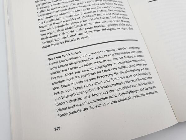 Innenansicht des Buches „Klima außer Kontrolle“