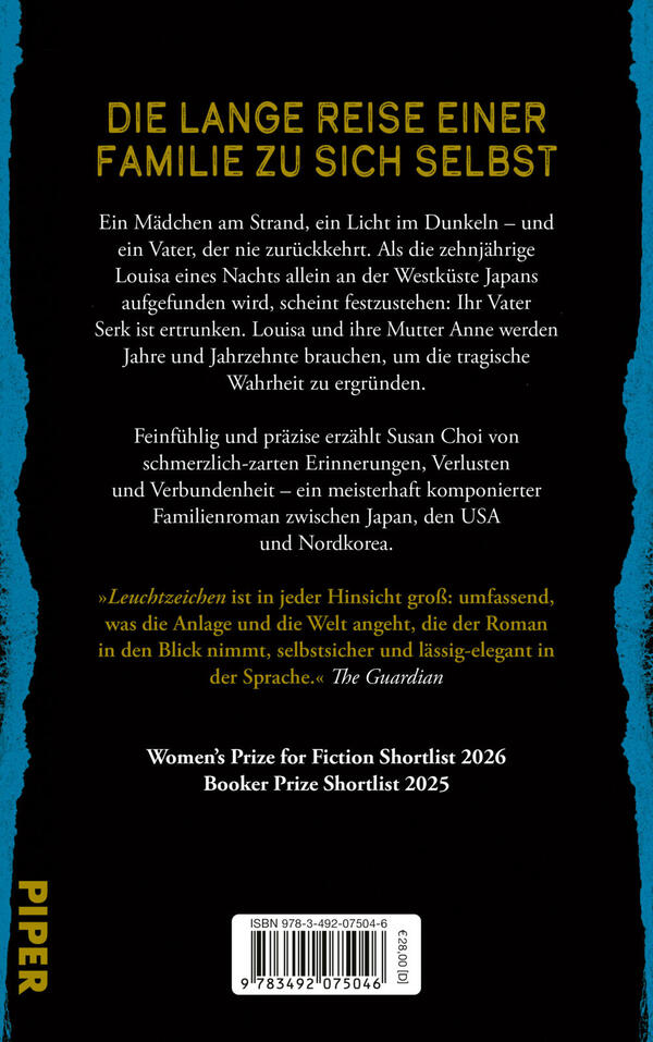 Rückansicht des Buches „Leuchtzeichen“