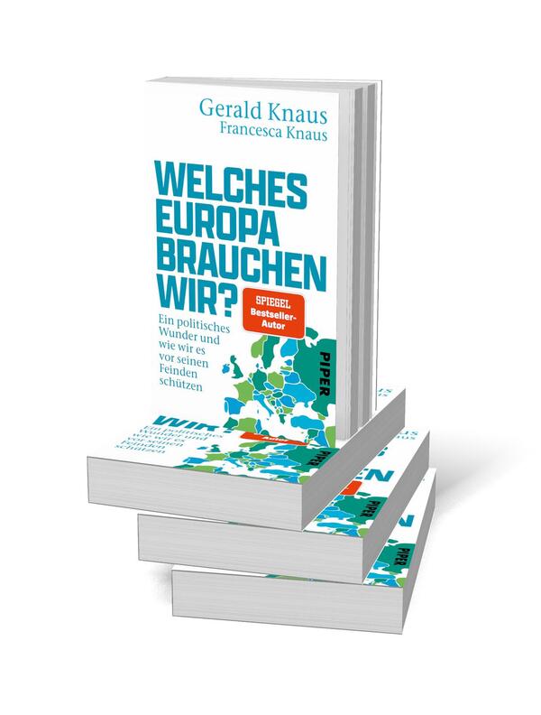 Bücherstapel des Buches „Welches Europa brauchen wir?“