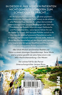 Rückansicht des Buches „Das Schloss in der Normandie“