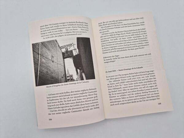 Außenansicht des Buches „Ich bin dann mal weg“