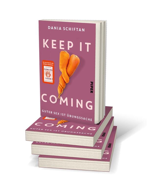 Bücherstapel des Buches „Keep It Coming“