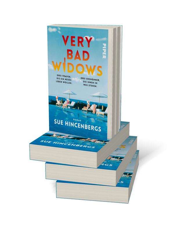 Bücherstapel des Buches „Very Bad Widows“