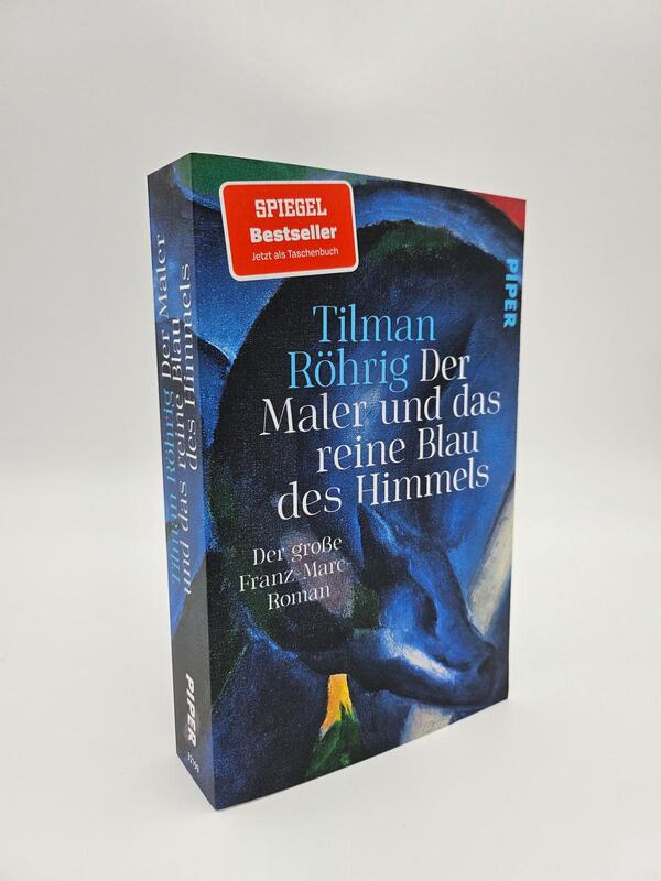 Außenansicht des Buches „Der Maler und das reine Blau des Himmels“