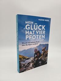 Außenansicht des Buches „Mein Glück hat vier Pfoten“