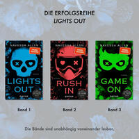 Außenansicht des Buches „Rush In“