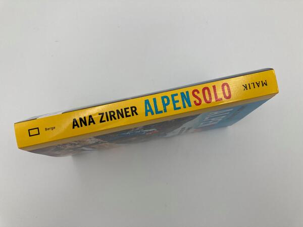 Innenansicht des Buches „Alpensolo“