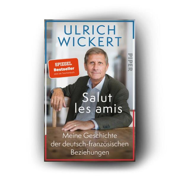 Außenansicht des Buches „Salut les amis“