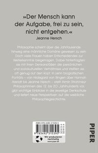 Rückansicht des Buches „Große Philosophinnen“