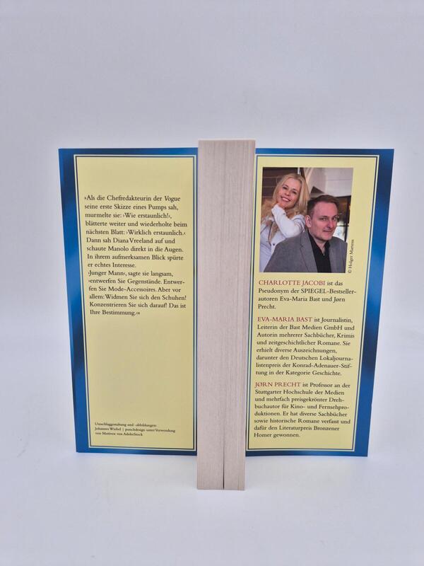Außenansicht des Buches „Manolo Blahnik und der Traum vom Erfolg“