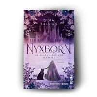 Außenansicht des Buches „Nyxborn – Zwischen Licht und Schatten“