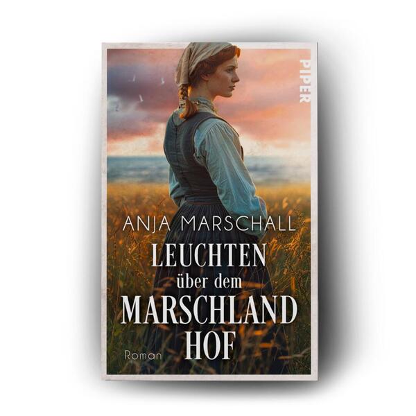 Außenansicht des Buches „Leuchten über dem Marschlandhof“