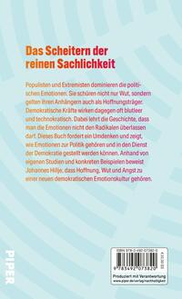 Rückansicht des Buches „Mehr Emotionen wagen“ 