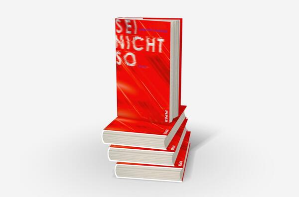 Bücherstapel des Buches „Sei nicht so“