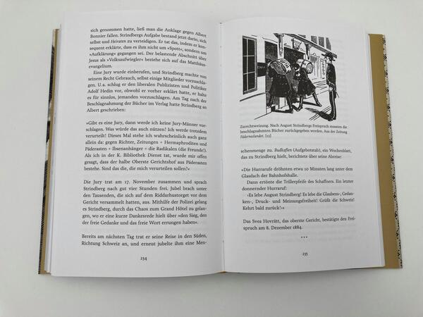 Innenansicht des Buches „Albert Bonnier und seine Zeit“