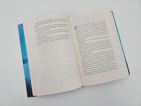 Innenansicht des Buches „Eisiges Land“