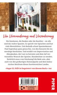 Rückansicht des Buches „Gebrauchsanweisung für Spanien“