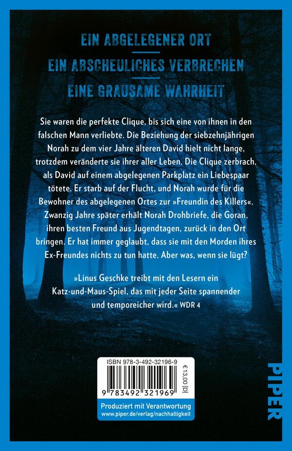 Rückansicht des Buches „Wenn sie lügt“