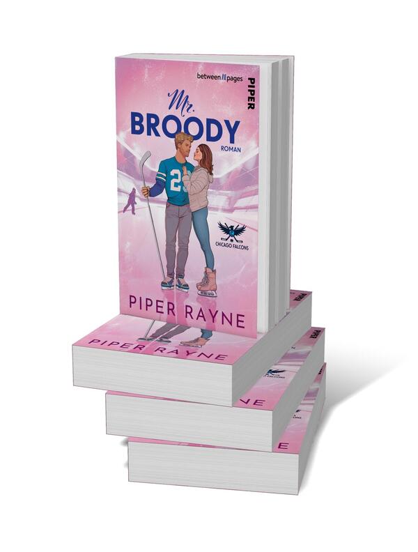 Bücherstapel des Buches „Chicago Falcons – Mr. Broody“