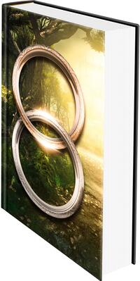 Außenansicht des Buches „Rings of Fate“