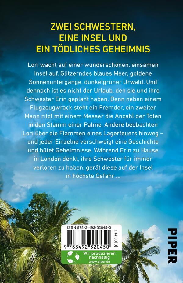 Rückansicht des Buches „The Castaways“
